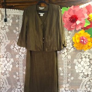 Sage Green 2 piece Dress